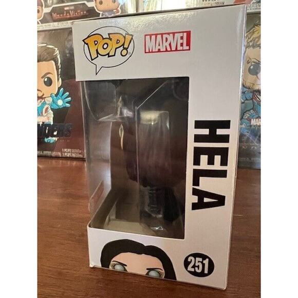Funko Pop! Marvel Thor: Ragnarok HELA UNMASKED #251 Target Exclusive - Picture 5 of 11